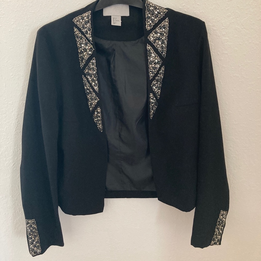 Black suit jacket